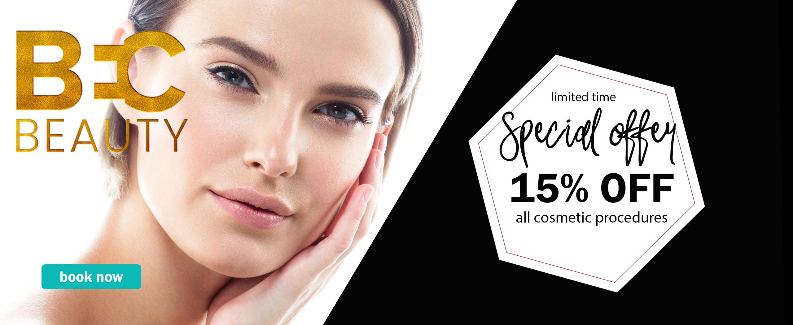 BEC Beauty Special Offer Limited Time Banner One