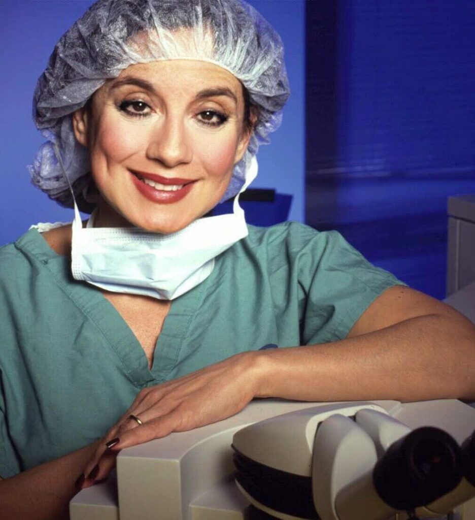 A smiling doctor